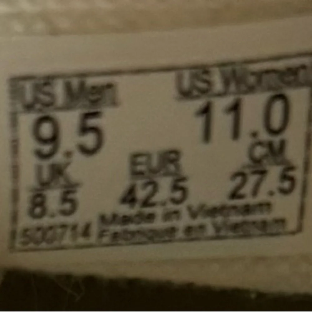 Vans Checkerboard Slip-On Sneakers - Black & White Men's 9.5 Women's 11 - Picture 6 of 6